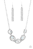Paparazzi "Big Night Out" White Necklace & Earring Set Paparazzi Jewelry