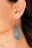 Paparazzi "Desert Climate" Silver FASHION FIX Earrings Paparazzi Jewelry