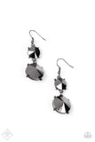 Paparazzi "Sizzling SHOWCASE" FASHION FIX Black Earrings Paparazzi Jewelry