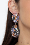 Paparazzi "Flaky Fashion" Orange Post Earrings Paparazzi Jewelry