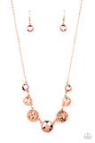 Paparazzi "Pampered Powerhouse" Copper Necklace & Earring Set Paparazzi Jewelry