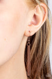Paparazzi "Shine Your Light" Copper Necklace & Earring Set Paparazzi Jewelry
