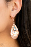 Paparazzi "Tranquil Trove" FASHION FIX Rose Gold Earrings Paparazzi Jewelry