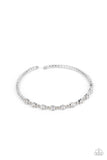 Paparazzi "Timelessly Tiny" White Bracelet Paparazzi Jewelry
