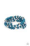 Paparazzi "Vibrant Verve" Blue Bracelet Paparazzi Jewelry