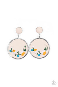 Paparazzi "Embroidered Gardens" Multi Post Earrings Paparazzi Jewelry