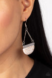 Paparazzi "Mesa Mezzanine" White Earrings Paparazzi Jewelry