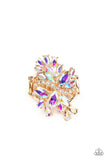 Paparazzi "Flauntable Flare" Gold Exclusive Ring Paparazzi Jewelry
