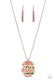 Paparazzi "Shattered Sunset" Copper Necklace & Earring Set Paparazzi Jewelry