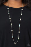 Paparazzi "Keep Your Eye on the BALLROOM" Blue Necklace & Earring Set Paparazzi Jewelry