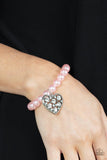 Paparazzi "Cutely Crushing" Pink Bracelet Paparazzi Jewelry