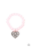 Paparazzi "Cutely Crushing" Pink Bracelet Paparazzi Jewelry