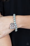 Paparazzi "Cutely Crushing" Silver Bracelet Paparazzi Jewelry