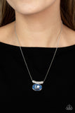 Paparazzi "Pristinely Prestigious" Blue Necklace & Earring Set Paparazzi Jewelry