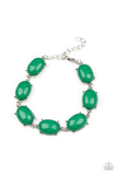 Paparazzi "Confidently Colorful" Green Bracelet Paparazzi Jewelry
