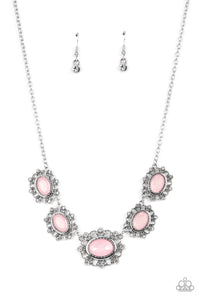 Paparazzi "Meadow Wedding" Pink Necklace & Earring Set Paparazzi Jewelry
