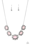 Paparazzi "Meadow Wedding" Pink Necklace & Earring Set Paparazzi Jewelry