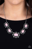 Paparazzi "Meadow Wedding" Pink Necklace & Earring Set Paparazzi Jewelry