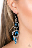 Paparazzi "Dizzyingly Dreamy" Blue Earrings Paparazzi Jewelry