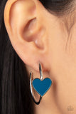 Paparazzi "Kiss Up" Blue Earrings Paparazzi Jewelry