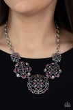 Paparazzi "Royally Romantic" Pink Necklace & Earring Set Paparazzi Jewelry