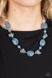 Paparazzi "The Top TENACIOUS" Blue Necklace & Earring Set Paparazzi Jewelry