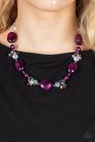 Paparazzi "The Top TENACIOUS" Purple Necklace & Earring Set Paparazzi Jewelry