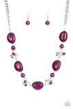 Paparazzi "The Top TENACIOUS" Purple Necklace & Earring Set Paparazzi Jewelry