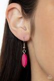 Paparazzi "Barefoot and Beachbound" Pink Necklace & Earring Set Paparazzi Jewelry