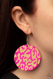 Paparazzi "Catwalk Safari" Pink Earrings Paparazzi Jewelry