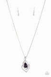 Paparazzi "Dauntless Demure" Purple Necklace & Earring Set Paparazzi Jewelry