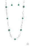 Paparazzi "Fundamental Fashion" Green Necklace & Earring Set Paparazzi Jewelry