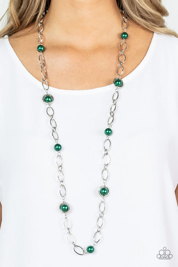 One DAYDREAM At A Time- Green Paparazzi necklace- Stuff That Blings