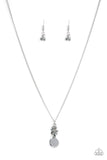 Paparazzi "Clustered Candescence" Silver Necklace & Earring Set Paparazzi Jewelry