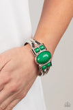 Paparazzi "A Touch Of Tiki" Green Bracelet Paparazzi Jewelry