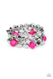 Paparazzi "A Perfect TENACIOUS" Pink Bracelet Paparazzi Jewelry