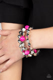 Paparazzi "A Perfect TENACIOUS" Pink Bracelet Paparazzi Jewelry
