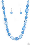 Paparazzi "Here Today, GONDOLA Tomorrow" Blue Necklace & Earring Set Paparazzi Jewelry