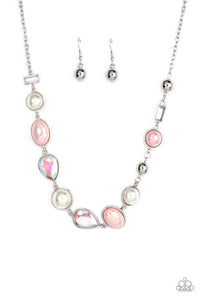 Paparazzi "Nautical Nirvana" Pink Necklace & Earring Set Paparazzi Jewelry