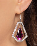 Paparazzi "Poshly Photogenic" Purple Earrings Paparazzi Jewelry
