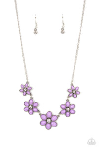 Paparazzi "Prairie Party" Purple Necklace & Earring Set Paparazzi Jewelry