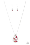 Paparazzi "Seasonal Sophistication" Pink Necklace & Earring Set Paparazzi Jewelry