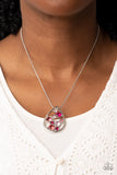 Paparazzi "Seasonal Sophistication" Pink Necklace & Earring Set Paparazzi Jewelry