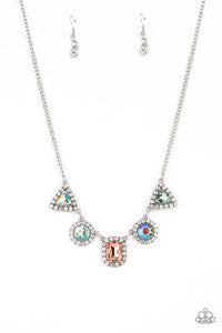 Paparazzi "Posh Party Avenue" Multi Exclusive Necklace & Earring Set Paparazzi Jewelry
