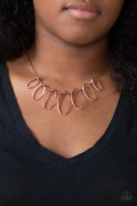 Paparazzi "The MANE Ingredient" Copper Necklace & Earring Set Paparazzi Jewelry