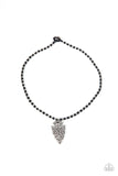 Paparazzi "Get Your ARROWHEAD in the Game" Black Mens Necklace Paparazzi Jewelry