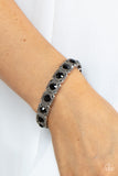 Paparazzi "Cache Commodity" Black Bracelet Paparazzi Jewelry