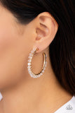 Paparazzi "Halo Hustle" Gold Post Earrings Paparazzi Jewelry