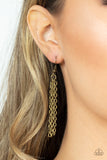 Paparazzi "Prairie Passion" Orange Necklace & Earring Set Paparazzi Jewelry