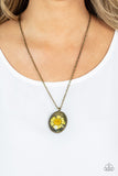 Paparazzi "Prairie Passion" Yellow Necklace & Earring Set Paparazzi Jewelry